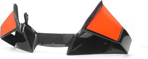 Fairing Fixed Wind Wing for KTM RC390 RC16 RC8C 2014 2015 2016 2017 2018 2019 2020 2021 Orange Motorcycle Modified Aerodynamic Winglets fins Side Spoiler Black (Glossy Black Orange) in Saudi Arabia