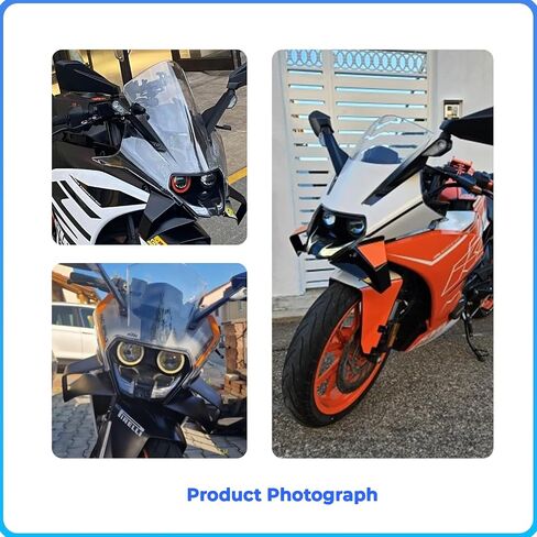 Fairing Fixed Wind Wing for KTM RC390 RC16 RC8C 2014 2015 2016 2017 2018 2019 2020 2021 Orange Motorcycle Modified Aerodynamic Winglets fins Side Spoiler Black (Glossy Black Orange) in Saudi Arabia