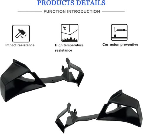 Fairing Fixed Wind Wing for KTM RC390 RC16 RC8C 2014 2015 2016 2017 2018 2019 2020 2021 Orange Motorcycle Modified Aerodynamic Winglets fins Side Spoiler Black (Glossy Black Orange) in Saudi Arabia