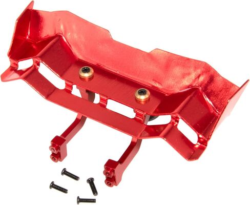 Tail Wing Compatible with 1/14 MJX Hyper Go 14209 14210 Upgrade Rc Car Aluminum Alloy Spoiler Part Replacement(Red) in Kuwait