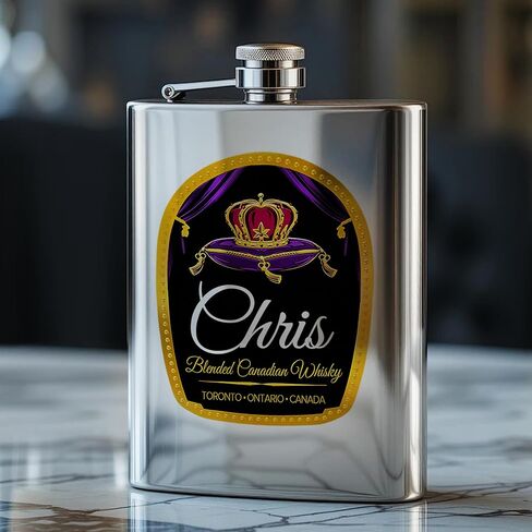 مجموعة قارورة HIP Royal Royal 8oz ، قارورة الورك الشخصية التاج مع كؤوس مخصصة 2pcs ، مجموعة قارورة الفولاذ المقاوم للصدأ ، هدية عيد ميلاد ، هدية لأبي ، هدية عيد الأب ، هدية العريس in Saudi Arabia