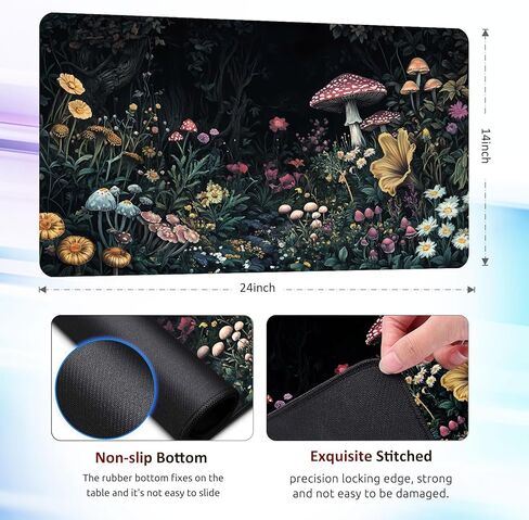 MTG Mat TCG DND Playmat with Storage Bag & 7 Dice | Waterproof Non-Slip Surface | Premium Edge-Locking Design | Play Mat with Zones for Magic Playmat Gaming Mat (Monster) in Saudi Arabia