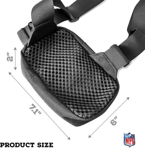 SOAR Unisex Crossbody Tech Adjustable Strap Travel Backpack Officially Licensed NFL, Mini Sling Bag in Kuwait