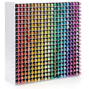 SANFURNEY 400 Slots Art Marker Storage Rack, Watercolour Brushes Pens Color Pencils Organizer Holder for Desk
