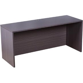 Professional 71 Inch Office Credenza Shell Sturdy Desk Shell Durable Laminate Finish Spacious Work Surface Rectangular Design Executive Workspace Furniture Modular Layout Scratch Resistant