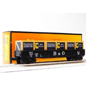 MTH RALKKING BALTIMORE & OHIO B & O GONDOLA CAR W/CRATES O GAUGE 30-72252