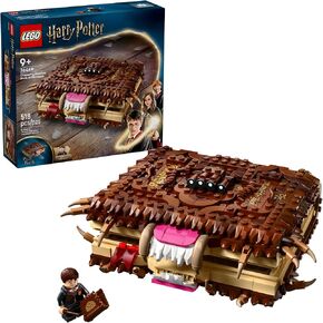 LEGO HARRY POTTER CHOPPING MONSTER BOOK of Monsters Kids Kids Toy - Play Play Met for Boys and Girls ، Ages 9+ - Neville Longbottom minifigure- فكرة هدية لأعياد الميلاد ومحبي الكتب - 76449