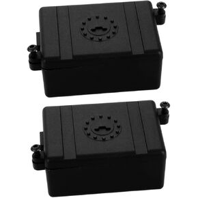 BESPORTBLE 2Pcs Rc Receiver Box Protector for Rc Car Boat Models Electronic Equipment Protection Easy Installation Compatible with Durable Plastic