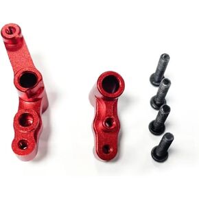RC Spare Part Compatible with MJX for Hyper for Go 14210 14209 1/14 RC Crawler Car Parts Accessories CNC Aluminum Steering Servo Saver Complete(Black)