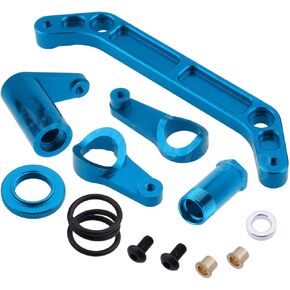 RC Car Upgrade Parts for JLB for Racing for Cheetah 1/10 Brushless RC Car for Monster Truck Upgrade Parts Steering Servo Saver Complete Set Decoration EA1009 EA1011(6872)