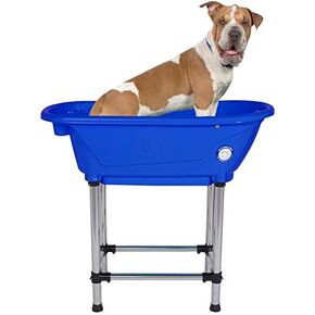 Flying Pig™ Pet Dog Cat Portable Bath Tub (Royal, 37.5"x19.5"x35.5")