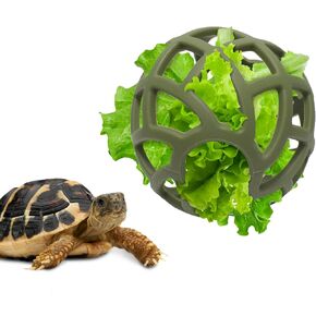 Tortoise Treat Ball Toys, Tortoise Habitat Accessories, Turtle Feeder Ball, Toys for Aquatic Turtle Tank Accessories