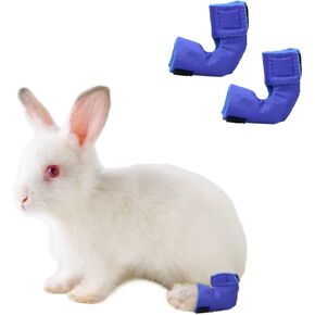 Mini Rex Rabbit Hock Socks Water Resistant Bunny Sock for Sore Hocks Elbow Protective for Bunny Recovery and Relief Wound Pain Waterproof Extra Small Rabbits