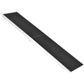 8 FT Portable Bi-Fold Folding Pet Ramp and Cat Safety Ladder Replacement for Large Dogs Cars, Trucks, SUVs, Doorstep or Bed