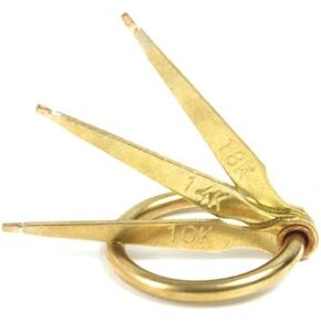3 Piece Gold Testing Needle Set - 10k, 14k, 18k - SFC Tools - 56-708