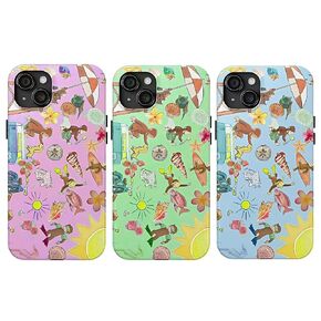 Whimsical Summer Curious Monkey George Phone Case - Playful Cartoon Beach Design for Kids & Adults, Fun Ocean Adventure Cover, Fits 16 Pro Max Plus, 15 Pro Max Plus, 14 Pro Max Plus, 13 Pro Max Mini, 12 Pro Max, 11 Pro Max, SE, X, XR, XS, 8 7 Plus