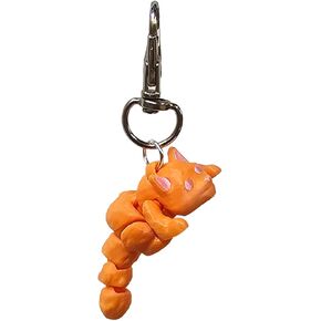 Cat Orange Pink Collar Charm Zipper Pull Charm Yazzle Dazzle Handmade Handcrafted Kitty Kitten Meow