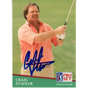 Craig Stadler Autographed 1991 Pro Set #174 Trading Card Beckett