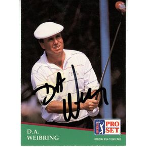 D.A. Weibring Autographed 1991 Pro Set #121 Trading Card Beckett