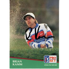 Brian Kamm Autographed 1991 Pro Set #34 Trading Card Beckett