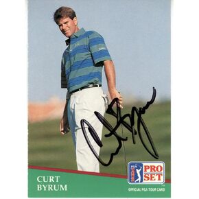 Curt Byrum Autographed 1991 Pro Set #147 Trading Card Beckett