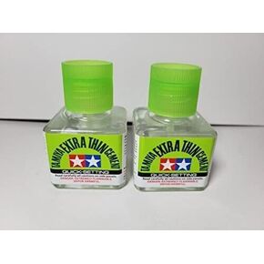 2 Pack 87182 يناسب tamiya مجموعة سريعة الإضافية زجاجة رقيقة 40 مل 87182 الغراء