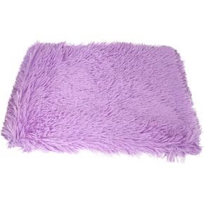 BESPORTBLE Oversized Blanket Thickened Plush Dog Cat Mat for Cozy Winter Fleece Cushion for Dogs and Cats Easy to Purple S