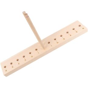 NUOBESTY DIY Wooden Bow Maker Tool for Crafting Ribbons Wreaths Hair Bows Easy to Use Durable Design for Holidays Corsages