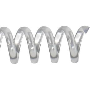 TruBind 12mm (15/32 in.) Spiral Binding Coils for Reports, Presentations and Proposals | 4:1 Pitch | 12 in. Length | Black | 92 Sheets Binding Capacity | 100 Pack
