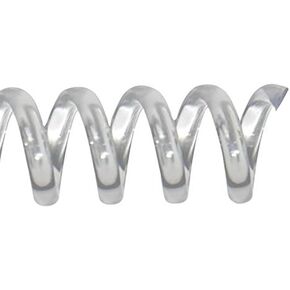 TruBind 38mm (1-1/2 in.) Spiral Binding Coils for Reports, Presentations and Proposals | 4:1 Pitch | 12 in. Length | Black | 330 Sheets Binding Capacity | 50 Pack