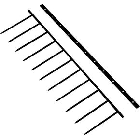 TruBind 11-Inch x 3-Inch Velobind Binding Spines - VBH1103 - Durable - 11 Pins Per 11-Inch Long Spine - Pre-Sized to Fit Letter-Sized Paper - Compatible with Velobind Binding Machines - 100 per Box