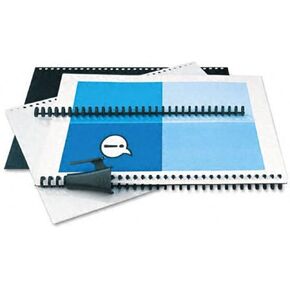 GBC ProClick The Do-It-Yourself Presentation Kit, 0.3125 Inch Spine Diameter, Black, 2 Sets per Pack (2515667)
