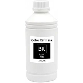 1000ML Compatible Sublimation Ink for Printers L805 L850 L810 L800 L1800 L210 L220 L355 L365 L1300 L1455 L3050 L3060 Available in 6 Colors(Black)