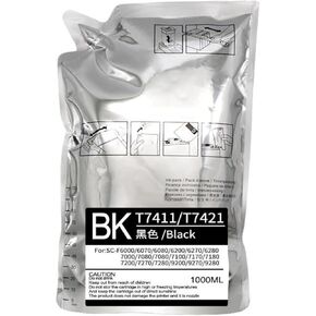 1000ML T741X T7411 T7412 T7413 Sublimation Ink with Chip Compatible for F6200 F6000 F7000 F6070 F6080 F6280 F7070 F7200 F6270 Series Printers(T7413-Magenta)