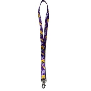 LSU Key Lanyard LSU keychain Badge ID Holder