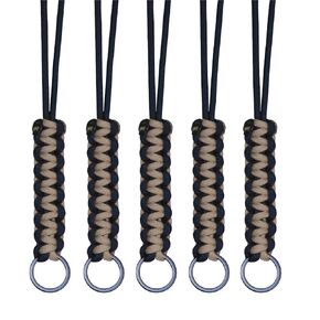 BubbasGarageTv - Paracord Lanyards - 5 Pack (Customizable)