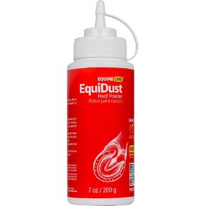 Equidust - مسحوق الحافر - مزيج المعادن الطبيعية - الكعب الجاف والضفدع | Thrush (7 أوقية)