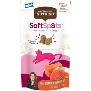 تغذية راشيل راي بقع ناعمة علاجات القطة ، سمك السلمون ، 2.5 أوقية in Kuwait