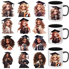 12PCS Watercolor Book Lovers UV DTF Cup Wrap UV DTF Cup Wraps Suitable for Mugs,Glasses,Notebooks,Computers,Tables and Chairs,etc.High Viscosity UV DTF Transfer paper