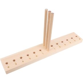 YOSADIER Wooden Bow Maker Tool for DIY Bows Wreath Accessory with Wooden Sticks for Crafting Party Decorations and Wrapping Durable Design