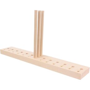 NUOBESTY DIY Bow Maker Tool Wooden Bow Making Device for Creative Projects and Special Occasions
