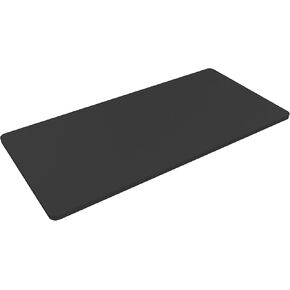 Flexispot قطعة كاملة 40 "x24" سطح المكتب 1 "ارتفاع سمكة قابلة للتعديل طاولة مستطيلة الطاولة السوداء (42 بوصة أسود) أعلى)