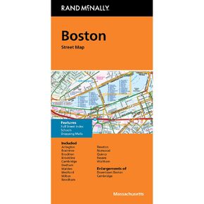 Rand McNally Folded Map: Boston Street Map