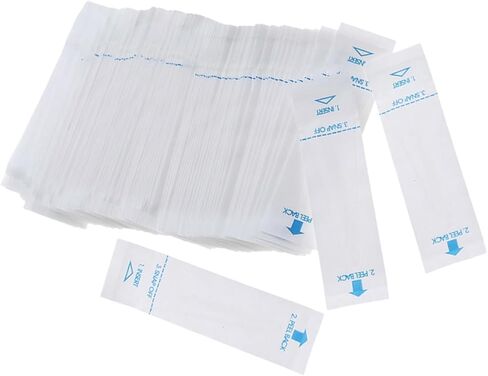 Cabilock 100pcs مسبار حماة لأغاني قياس الحرارة لقياس الحيوانات الأليفة سهلة الاستخدام الأكمام المقياس للكلاب القطط والأرانب in Kuwait
