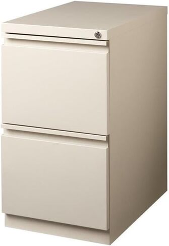 Hirsh Industries 20" Deep 2 Drawer Mobile File Cabinet File in Putty in Saudi Arabia