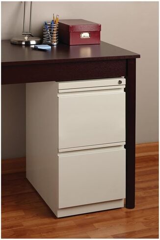 Hirsh Industries 20" Deep 2 Drawer Mobile File Cabinet File in Putty in Saudi Arabia