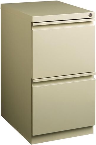 Hirsh Industries 20" Deep 2 Drawer Mobile File Cabinet File in Putty in Saudi Arabia