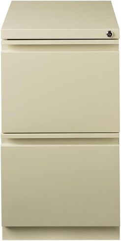 Hirsh Industries 20" Deep 2 Drawer Mobile File Cabinet File in Putty in Saudi Arabia