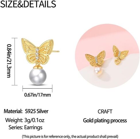 Cycuff 925 Sterling Silver Earrings Studs Colorful Cubic Zirconia Jewelry Stud Earrings for Women Teen Girls Set Earring Gifts for Her (Dreamcatcher K Gold Stud Earrings) in Kuwait
