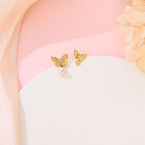 Cycuff 925 Sterling Silver Earrings Studs Colorful Cubic Zirconia Jewelry Stud Earrings for Women Teen Girls Set Earring Gifts for Her (Dreamcatcher K Gold Stud Earrings) in Kuwait